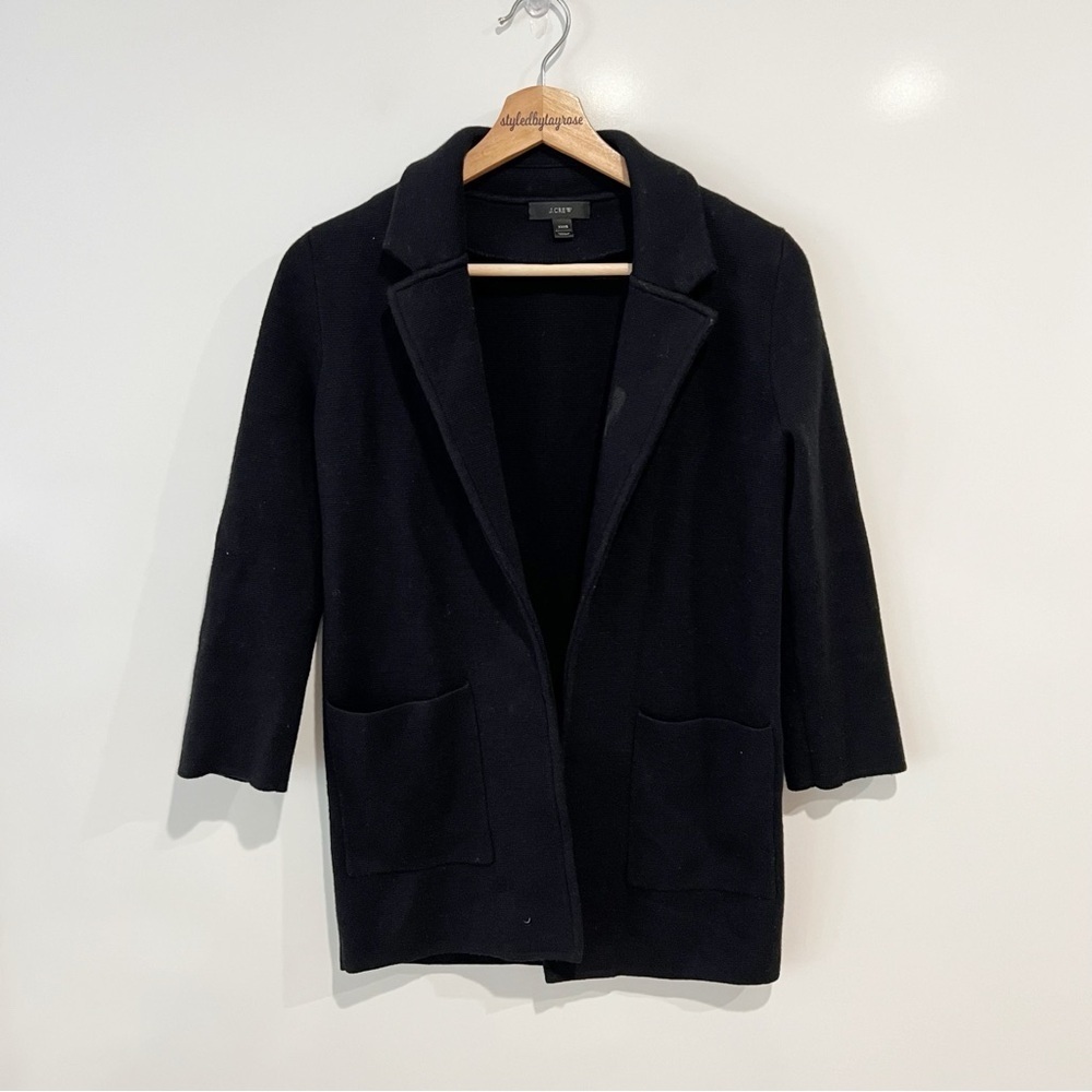 J. Crew Sophie Open Front Sweater Blazer - image 2